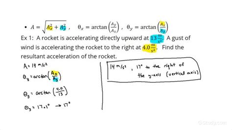 resultant acceleration formula|How to Calculate an Object's Resultant Acceleration .